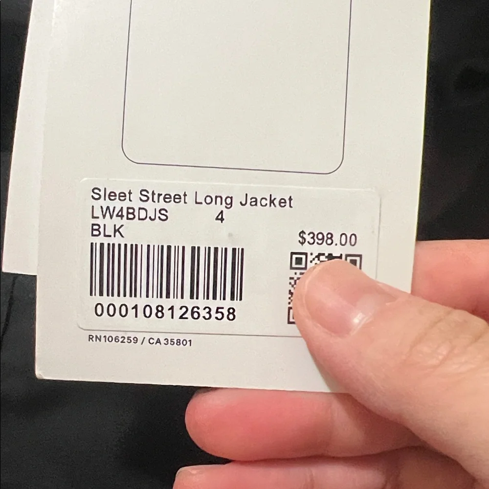Lululemon sleet street long jacket - Picture 6 of 6